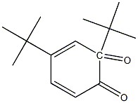 1,5-DI-TERT-BUTYL-1,2-BENZOQUINONE 结构式