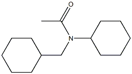 CIS-N-ACETYL-4-CYCLOHEXYLMETHYLCYCLOHEXYLAMINE 结构式