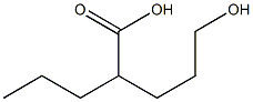 PENTANOICACID,2-PROPYL-5-HYDROXY- 结构式