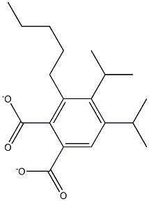 DI-N-2-PROPYLPENTYLPHTHALATE 结构式