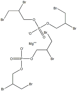 MAGNESIUMBIS(2,3-DIBROMOPROPYL)PHOSPHATE 结构式