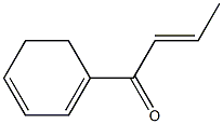 1-(CYCLOHEXADIENYL)-2-BUTEN-1-ONE 结构式