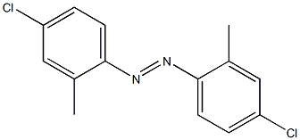 4,4'-DICHLORO-2,2'-DIMETHYLAZOBENZENE 结构式