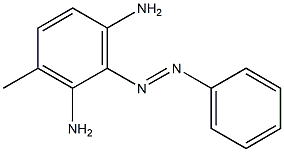 2,6-DIAMINO-3-METHYLAZOBENZENE 结构式