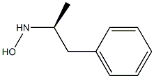 S(+)-N-HYDROXY-1-PHENYL-2-PROPANAMINE 结构式