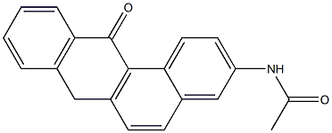 3-ACETYLAMINOBENZANTHRONE 结构式