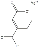 MAGNESIUMMONOETHYLHYDROGENFUMARATE 结构式