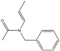 N-BENZYL-N-PROPENYL-ACETAMIDE 结构式