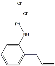 2-ALLYLANILINOPALLADIUMDICHLORIDE 结构式