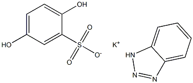 POTASSIUMBENZOTRIAZOLEHYDROQUINONESULPHONATE 结构式