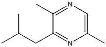 3,6-DIMETHYL-2-ISOBUTYLPYRAZINE 结构式