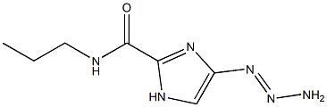 MONOPROPYL-TRIAZENOIMIDAZOLE-CARBOXAMIDE 结构式