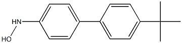 4'-TERT-BUTYL-4-HYDROXYLAMINOBIPHENYL 结构式