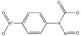 N-NITROSO-4-NITROPHENYLCARBAMATE 结构式