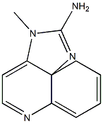 2-AMINO-3-METHYLIMIDAZO[4,5-D]QUINOLINE 结构式