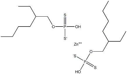 ZINC2-ETHYLHEXYLPHOSPHORODITHIOATE 结构式
