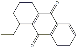 TETRAHYDRO-ETHYL-ANTHRAQUINONE 结构式