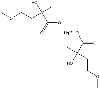 METHOXYETHYLMERCURYLACTATE 结构式