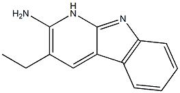 2-AMINO-3-ETHYLPYRIDO[2,3-B]INDOLE 结构式