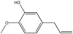 4-ALLYL-2-HYDROXY-1-METHOXYBENZENE 结构式