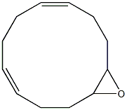 1,2-EPOXYCYCLODODECAN-5,9-DIENE 结构式