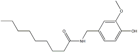 NONANOYLVANILLYLAMINE 结构式