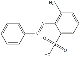 AMINOPHENYLAZOBENZENESULPHONICACID 结构式