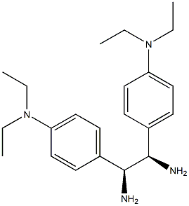 MESO-1,2-BIS[4-(DIETHYLAMINO)PHENYL]ETHANE-1,2-DIAMINE 结构式