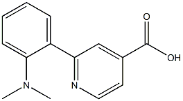 2-(2-Dimethylaminophenyl)-isonicotinic acid 结构式
