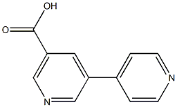 5-(Pyridin-4-yl)-nicotinic acid 结构式