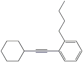 丁基环己基苯乙炔 结构式