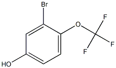 3-bromo-4-tirfluoromethoxyphenol 结构式