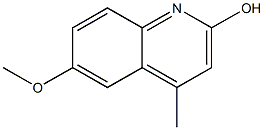 2-羟基-4甲基-6-甲氧基喹啉 结构式