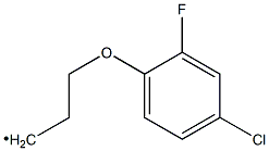 [2-(4-Chloro-2-fluorophenoxy)ethyl]methyl- 结构式