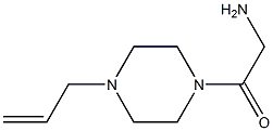 1-(4-Allyl-piperazin-1-yl)-2-amino-ethanone 结构式