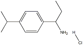 1-(4-Isopropyl-phenyl)-propylamine hydrochloride 结构式