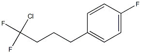 4-Chloro-4,4-difluoro-1-(4-fluoro-phenyl)-butane- 结构式