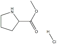 Methyl DL-prolinate hydrochloride 结构式