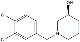 (3S)-1-(3,4-dichlorobenzyl)piperidin-3-ol 结构式