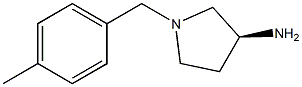 (3S)-1-(4-methylbenzyl)pyrrolidin-3-amine 结构式