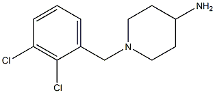1-(2,3-dichlorobenzyl)piperidin-4-amine 结构式