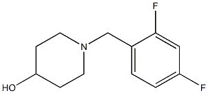 1-(2,4-difluorobenzyl)piperidin-4-ol 结构式