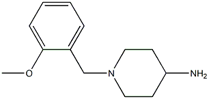 1-(2-methoxybenzyl)piperidin-4-amine 结构式
