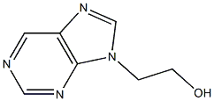 2-(9H-purin-9-yl)ethanol 结构式