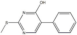 2-(methylsulfanyl)-5-phenylpyrimidin-4-ol 结构式