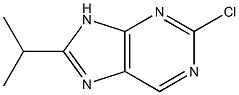 2-chloro-8-(1-methylethyl)-9H-purine 结构式