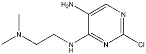 2-chloro-N4-[2-(dimethylamino)ethyl]pyrimidine-4,5-diamine 结构式