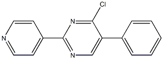 4-chloro-5-phenyl-2-pyridin-4-ylpyrimidine 结构式