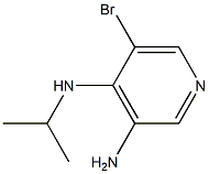 5-bromo-N4-(1-methylethyl)pyridine-3,4-diamine 结构式