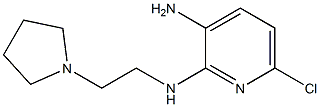 6-chloro-N2-(2-pyrrolidin-1-ylethyl)pyridine-2,3-diamine 结构式